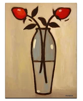 Ready2HangArt 'Conservative Rose Ii' Floral Canvas Wall Art - 30" x 20"