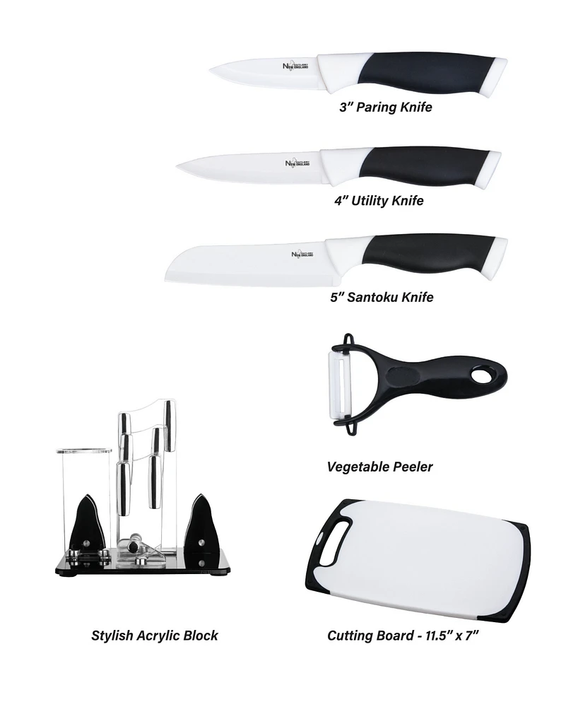 New England Cutlery 5-Pc. Board Set