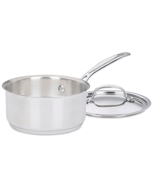 Cuisinart Chef's Classic Stainless Steel 1-Qt. Covered Saucepan