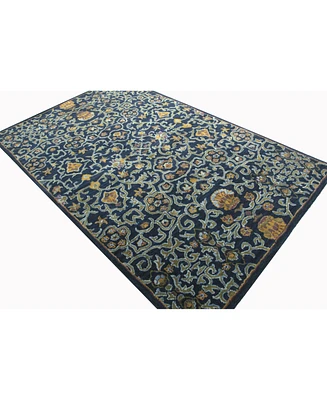 Closeout! Bashian Dijay Djy-131 Navy 2'6" x 8' Runner Area Rug