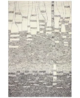 Bashian Natural Wool Nat 20 Ivory Gray Area Rug