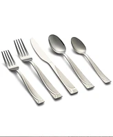 Cambridge Silversmiths Mena Frost 40-Piece Flatware with Chrome Buffet, Service for 8