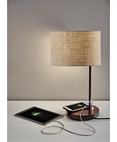 Adesso Oliver Wireless Charging Table Lamp
