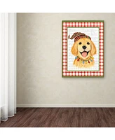 Jean Plout 'Christmas Song Dogs 6' Canvas Art - 19" x 14" x 2"