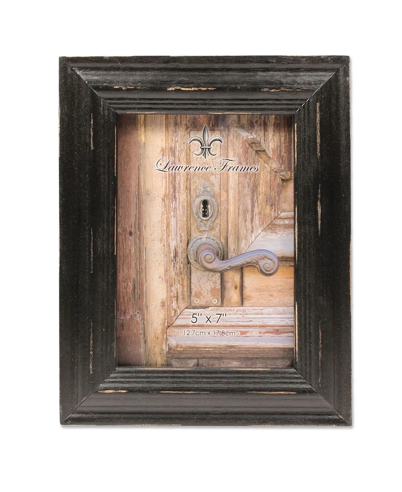 Lawrence Frames Weathered Black Wood Picture Frame