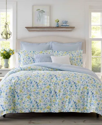 Laura Ashley Nora Reversible 6-Pc. Comforter Set