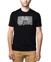 La Pop Art Mens Premium Blend Word T-Shirt