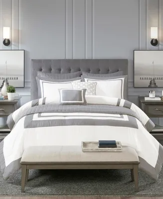 Madison Park Heritage 8-Pc. Comforter & Coverlet Set, Full/Queen
