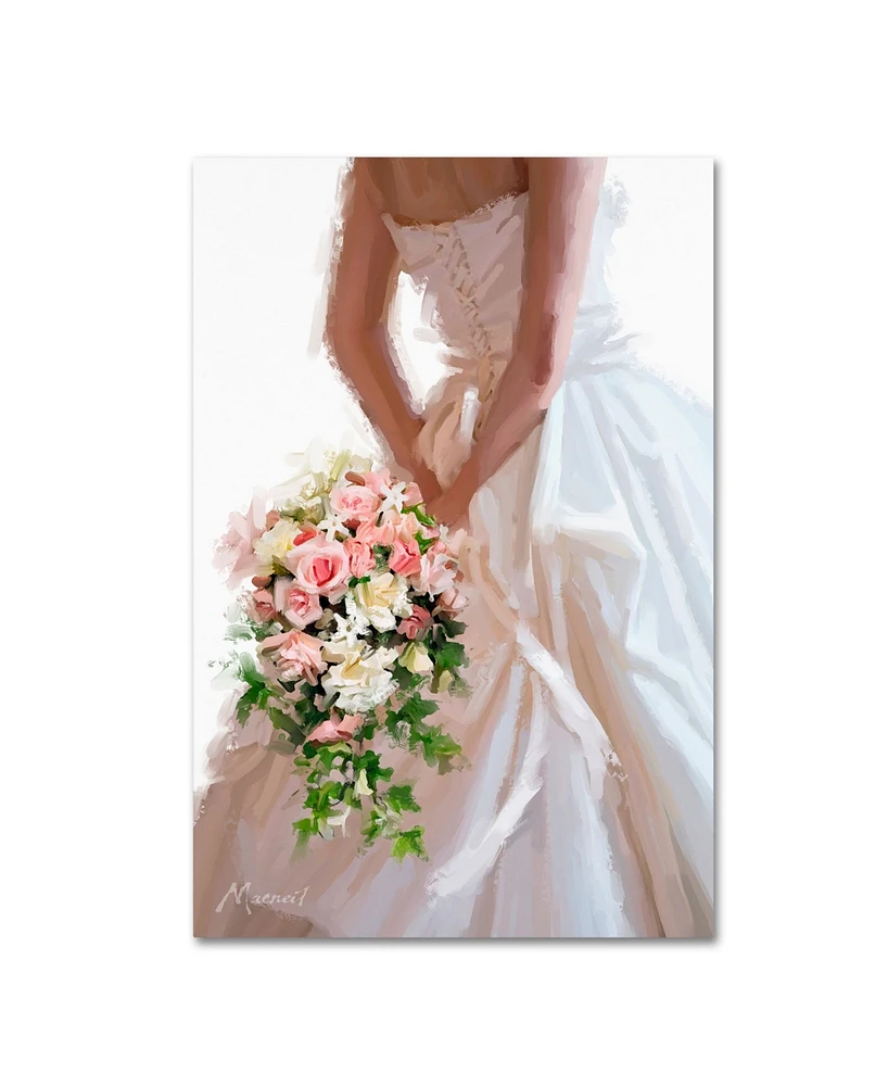The Macneil Studio 'Wedding Dress' Canvas Art - 22" x 32"