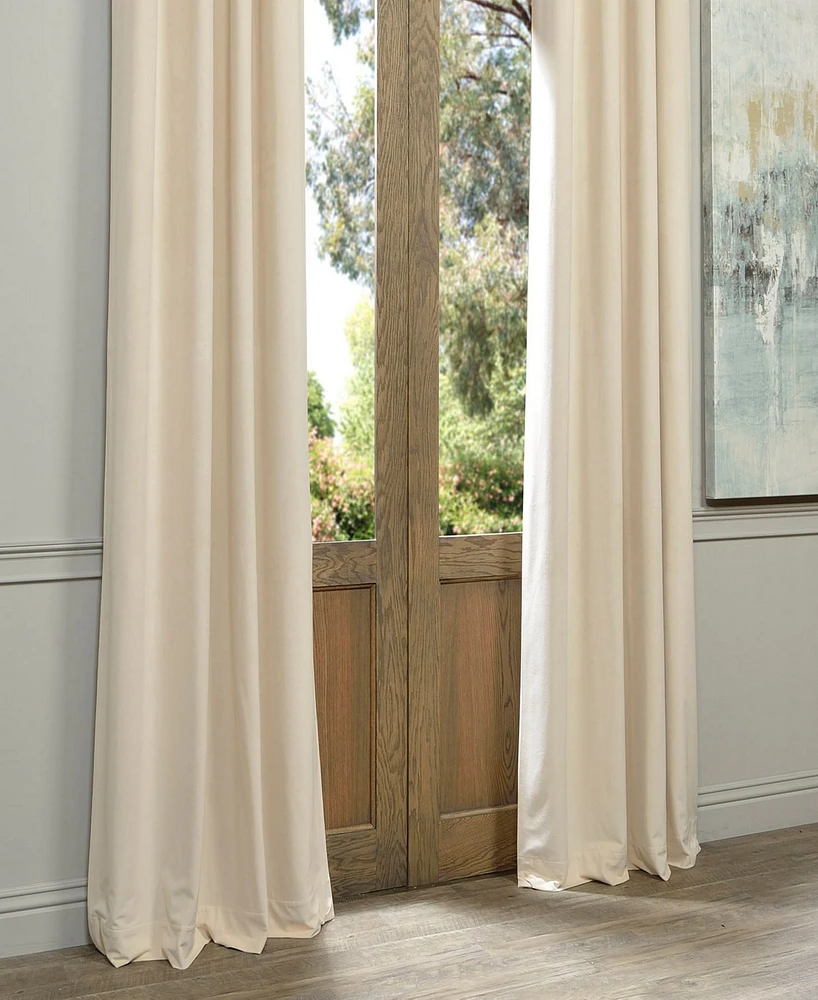 Exclusive Fabrics & Furnishings Signature Blackout Grommet Velvet Panel