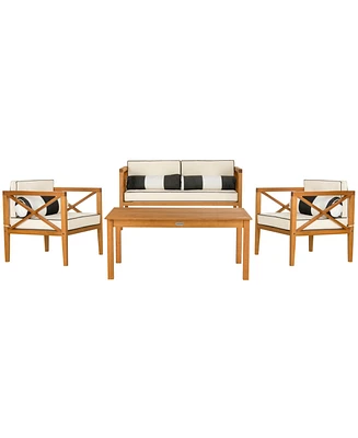 Nunzio 4Pc Outdoor Seating Set with Pillows
