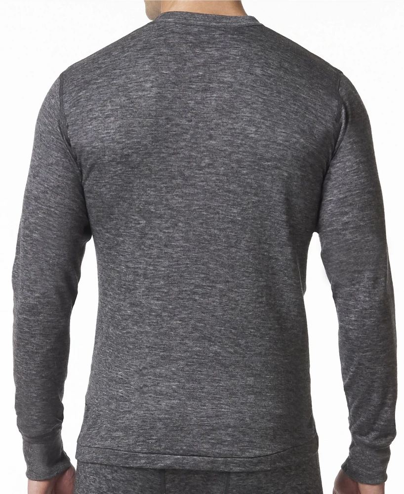 Stanfield's Men's 2 Layer Merino Wool Blend Thermal Long Sleeve Shirt