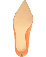 Journee Collection Women's Marek Ruffle Detail Dress Pumps