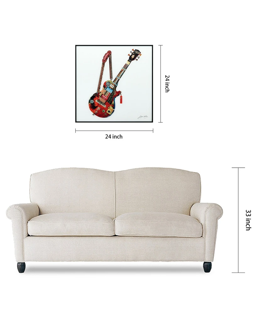 Empire Art Direct Reverse Printed Art Glass and Anodized Aluminum Frame Wall Art - 48" x 20'' x 1.5"