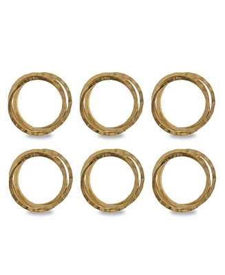 Design Imports Intertwined Napkin Ring Set of 6