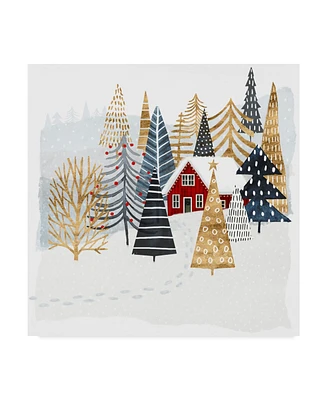 Victoria Borges Christmas Chalet I Canvas Art - 20" x 25"