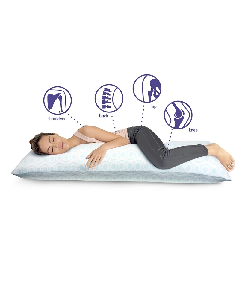 Rio Home Fashions  LoftWorks Big and Soft Overfilled Memory Foam Body Pillow