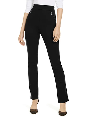 I.n.c. International Concepts Petite High-Rise Zip-Pocket Pants, Created for Macy's