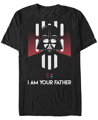 Star Wars Men's Classic Darth Vader I Am Your Father Short Sleeve T-Shirt
