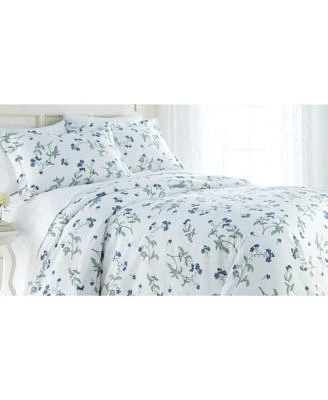 Southshore Fine Linens Forget Me Not Cotton Reversible 3 Pc. Duvet Cover Sets