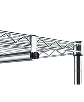 Trinity 3-Tier Rolling Garment Rack