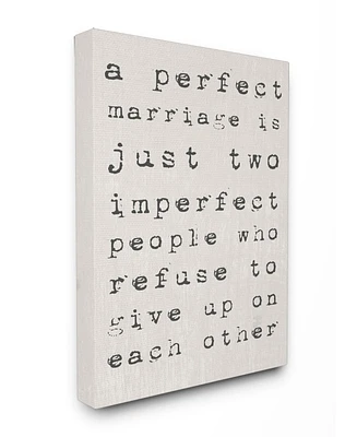 Stupell Industries A Perfect Marriage Canvas Wall Art, 16" x 20"