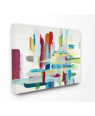 Stupell Industries Colorful Cross Hatch Abstraction Art Collection