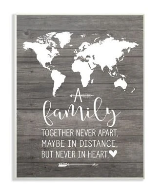 Stupell Industries Family Together In Heart Wall Art Collection