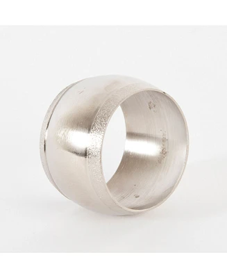 Saro Lifestyle Rounded Napkin Ring, Set of 4