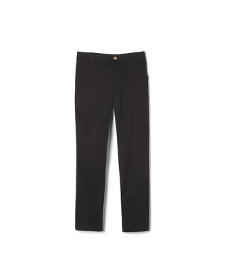 Big Girls Adjustable Waist Stretch Twill Straight Leg Pant