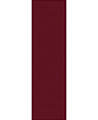 Closeout! Km Home 782/1714/Red Pesaro Red 2'2" x 7'7" Runner Rug