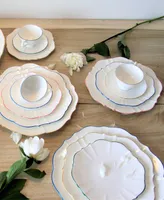 Twig New York Amelie Forest Green Rim 10.5" Dinner Plate