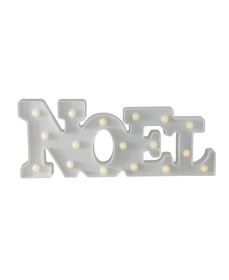 Northlight 17" Battery Operated Led Lighted "Noel" Christmas Marquee Sign