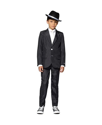 Suitmeister Big Boys Gangster Halloween Suit Including Blazer, Pants and Clip-On-Tie