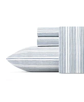 Nautica Beaux Stripe Cotton Percale 3-Piece Sheet Set