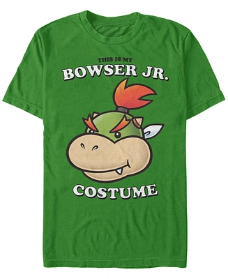 Nintendo Men's Super Mario Bowser Jr. Halloween Costume Short Sleeve T-Shirt