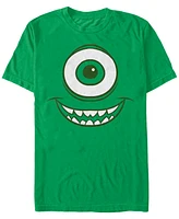 Disney Pixar Men's Monsters Inc. Mike Wazowski Big Face Costume Short Sleeve T-Shirt