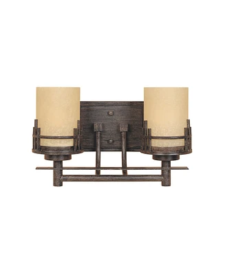 Designers Fountain Mission Ridge 2 Light Bath Bar