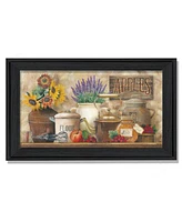 Trendy Decor 4U Antique Kitchen By Ed Wargo, Printed Wall Art, Ready to hang, Black Frame