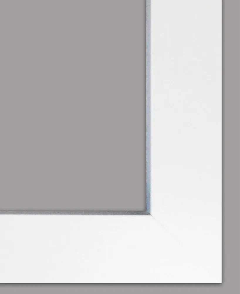 Trendy Decor 4U Genesis by Moises Levy, Ready to hang Framed Print, White Frame, 21" x 15"
