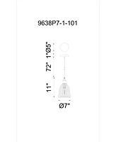 Cwi Lighting Drea 1 Light Mini Pendant