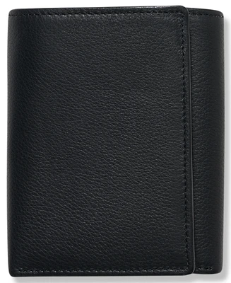 Perry Ellis Portfolio Men's Leather Park Avenue Trifold Wallet