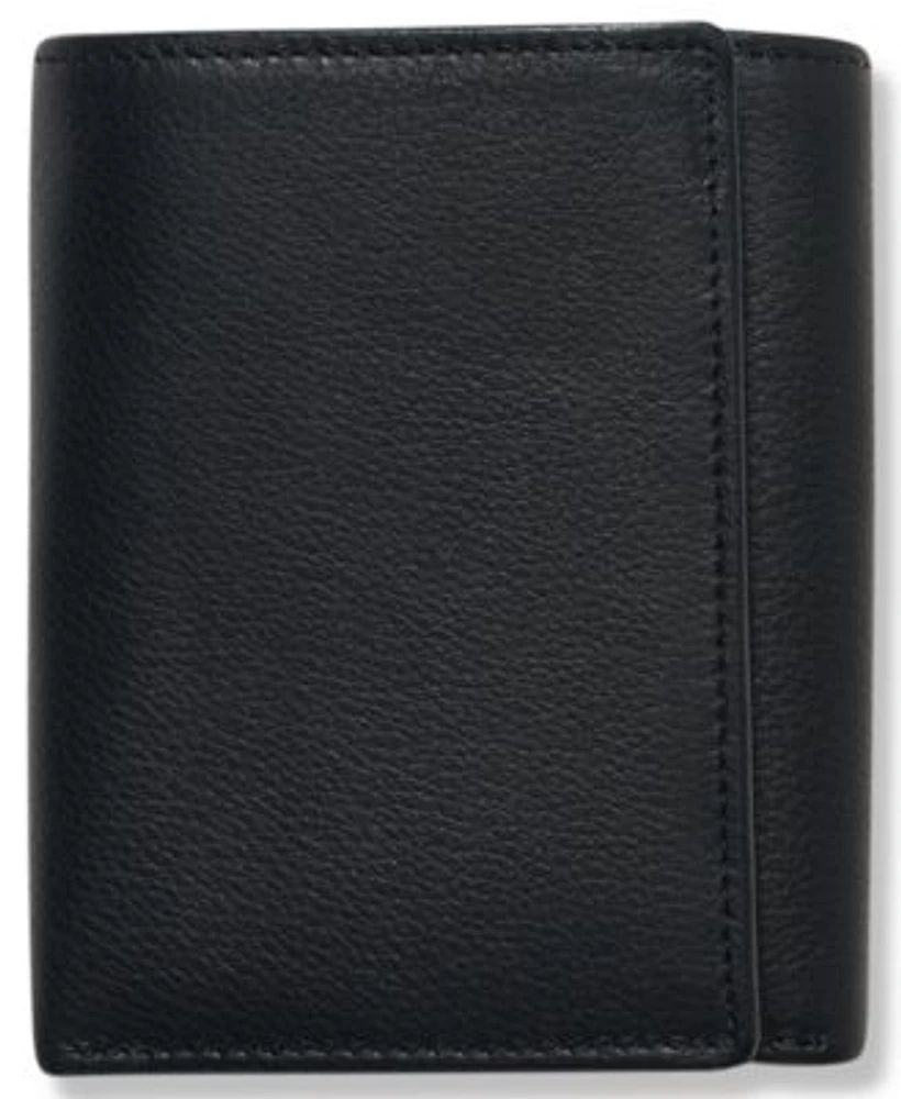 Perry Ellis Mens Leather Trifold Wallet Collection