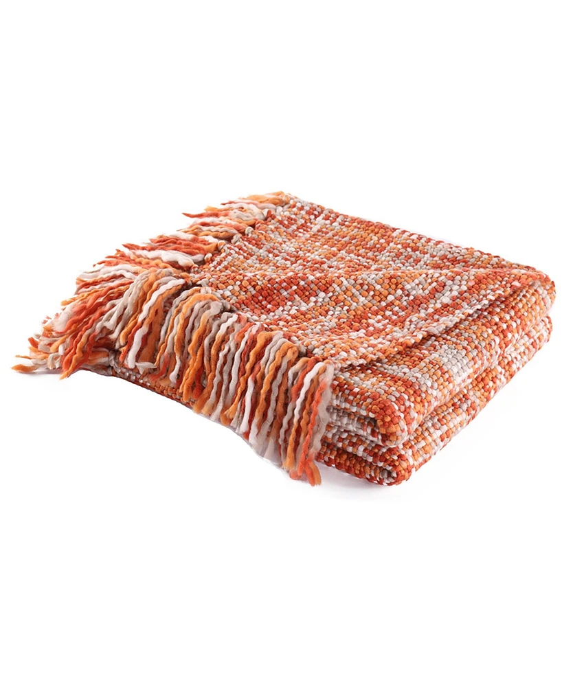 Happycare Textiles Rustic Style Throw, 50" x 60"