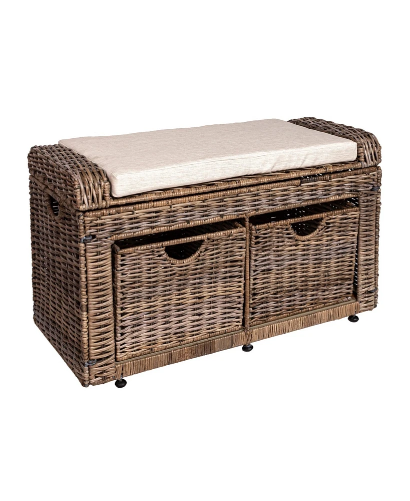 Palermo 34.5" Storage Bench