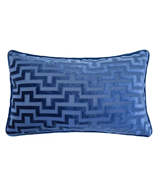 Homey Cozy Jasmine Modern Maze Decorative Pillow, 12" x 20"