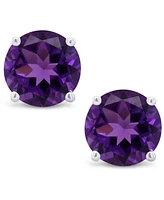 Amethyst (9/10 ct. t.w.) Stud Earrings 14K White or Yellow Gold