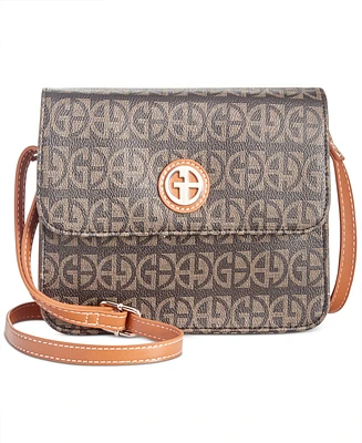 Giani Bernini Block Signature Crossbody Organizer, Exclusively at Macy's