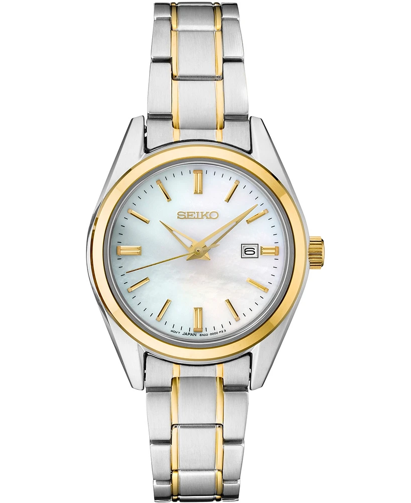 Seiko Women's Essentials Two-Tone Stainless Steel Bracelet Watch 29.8mm
