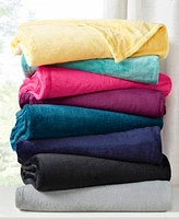 Intelligent Design Microlight Oversized Plush Blankets